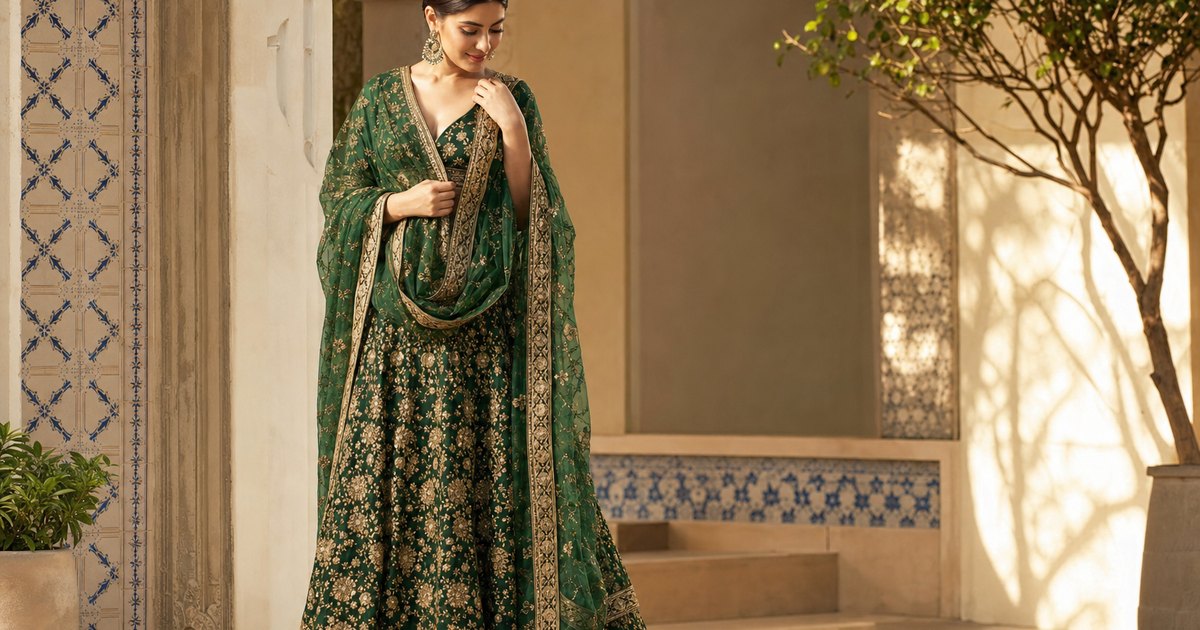 Illustration for the guide: Authentic Pakistani Clothing Complete Guide: Styles, Fabrics and Occasions